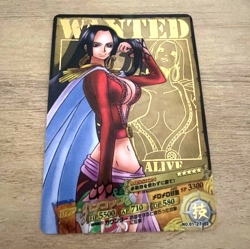 PREORDER Super Rare Boa Hancock WANTED HOLO One Piece AR Carddass Card - Image 1