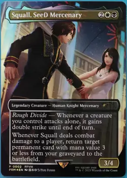 Squall, SeeD Mercenary (Standard Showdown Promo) FOIL NM MAGIC CARD (514585) - Image 1