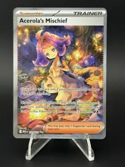 Acerola's Mischief Special Illustration Rare Pokemon Mega Evolution Card 183/132 - Image 1