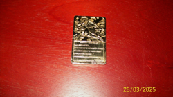 Charizard Pokemon 23k gold plated 1999 Nintendo limited edition trading card! - Image 2