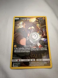 Pokemon Magnemite Cosmic Eclipse Full Art SM Holo Card 242/236 Secret Rare - Image 1