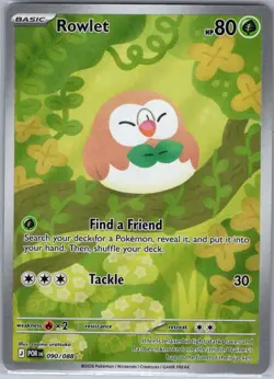 Rowlet 090/088 ME03: Perfect Order - Pokemon Card - NM - Image 1