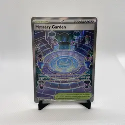 Pokemon TCG Mystery Garden Trainer Holo Card Mega Evolution 172/132 - Image 1