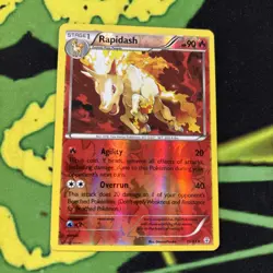 Pokemon Rapidash Generations Rare Reverse Holo 15/83 Card English - Image 1