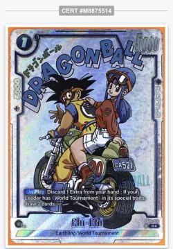 CHI-CHI SB01-019 Alt Art Dragon Ball Manga Card TAG Gem Mint 10 LOW POP 5 - Image 3
