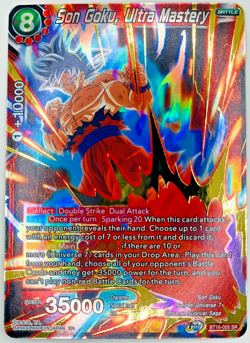 Son Goku Ultra Mastery | SR Foil Dragon Ball Super Card Game | LP - Image 1