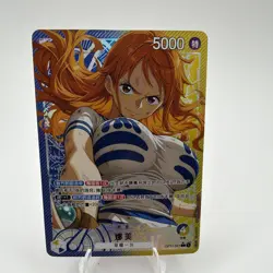 Nami Custom Fan Art Holo Card OP11-041 Anime Inspired Collectible NM” - Image 3