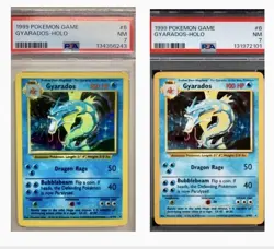 Pokemon TCG Gyarados Base Set Holo Card 6/102 Ink Error Misprint - Image 5