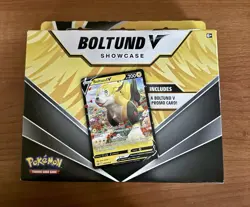 Pokemon Boltund V Showcase Promo + Boltund V Card Included - New Factory Sealed - Image 1