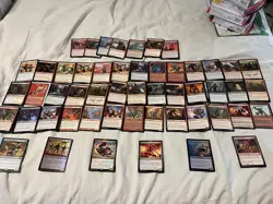 MTG LARGE GOBLINS magic the gathering collection!!+Bonuses! - Image 1