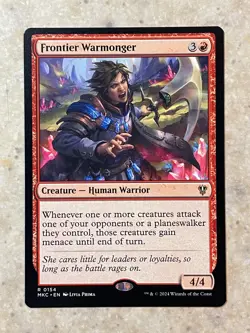 MTG NM Frontier Warmonger [Murders at Karlov Manor Commander] - Image 1