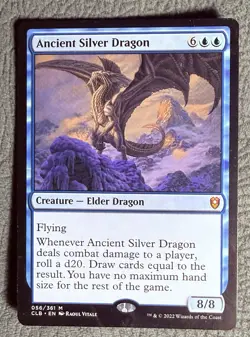 Ancient Silver Dragon Commander Legends Magic Of The Gathering - Image 1