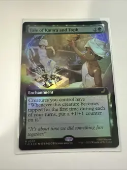 MTG FOIL Tale of Katara and Toph Extended Art - Avatar: The Last Airbender - Image 1