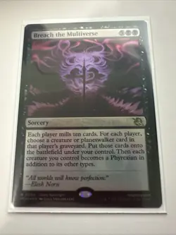 Breach the Multiverse Foil x1 March of the Machine MTG Magic the Gathering Black - Image 1