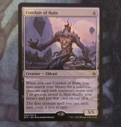 Wizards of the Coast Conduit of Ruin Battle for Zendikar Rare Eldrazi - Image 1
