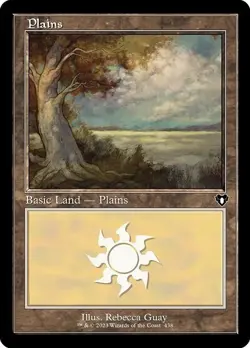 Plains CMM Mint Foil MTG Magic - Image 1