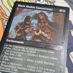 Assassin's Creed Black Market Connections Rare Enchantment MTG EN 0198 2024 - Image 3