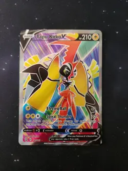 Tapu Koko V Full Art Pokemon Card - Battle Styles - 147/163 - M! - Image 1