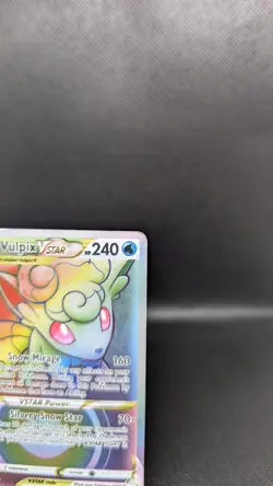 Pokemon TCG Alolan Vulpix VSTAR Silver Tempest Holo Card 197/195 Secret Rare - Image 4