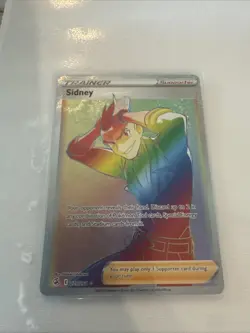 Pokemon TCG Sidney Trainer Secret Rare Holo 279/264 Fusion Strike Full Art - Image 1