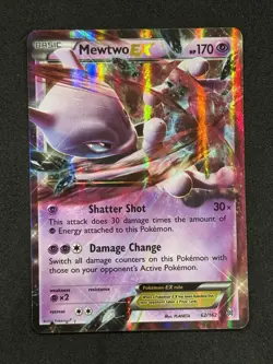 Mewtwo EX (62) Ultra Rare XY - BREAKthrough 62/162 LP Pokemon TCG - Image 1