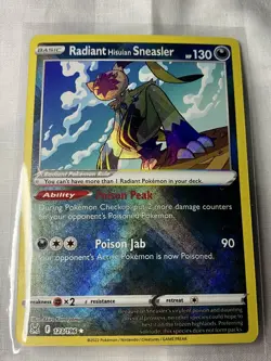 Radiant Hisuian Sneasler - 123/196 - Ultra Rare - Lost Origin - NM/M Pokemon TCG - Image 1