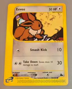 Eevee # 54/144 (Evoli) Common Karte A Skyridge 2003 Pokemon N.Mint-Mint Vintage - Image 1