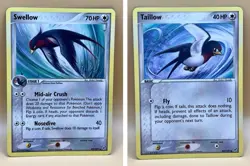 Taillow 80/107 & Swellow 49/107 – EX Deoxys Evolution Set - LP+ - 2005 Pokemon - Image 1