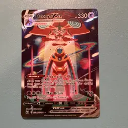 Pokemon Deoxys VMAX GG45/GG70 Crown Zenith Galarian Gallery Full Art Holo 330 HP - Image 1