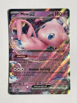 Mew ex 151/165 Pokemon TCG SV: Scarlet & Violet 151 English Double Rare NM - Image 1