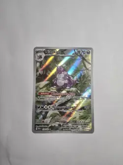 Pokemon Nidoking 174/165 Scarlet & Violet 151 Illustration Rare Holo 170 HP - Image 1