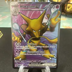 Pokemon Alakazam EX 188/165 Scarlet & Violet 151 Ultra Rare Full Art - Image 1