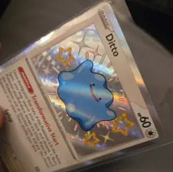 Pokemon TCG Ditto 201/091 Shiny Rare Scarlet & Violet Paldean Fates - Image 4