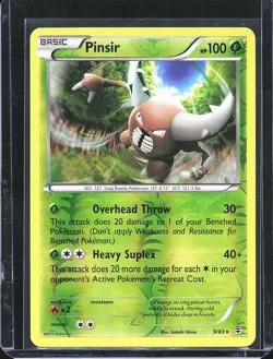 Pokemon TCG Pinsir 9/83 Generations Reverse Holo B-0001 - Image 1