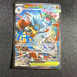 Pokemon Mega Lucario EX SIR 179/132 Me01: Mega Evolution Full Art Holo - Image 1