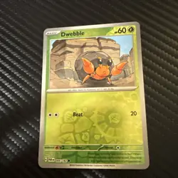 Dwebble 006/182 Reverse Holo Paradox Rift Pokemon TCG - Image 1