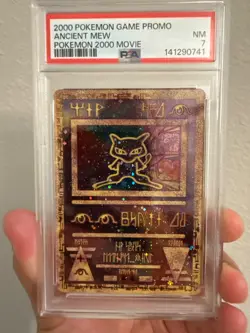 2000 Pokemon Movie Promo - Holo- Ancient Mew - PSA Graded: 7 - Image 3