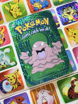 Pokemon 151 Vintage Pocket Monsters Vending HOLO Prism Sticker 2000 Nintendo - Image 4