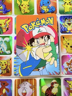 Pokemon 151 Vintage Pocket Monsters Vending HOLO Prism Sticker 2000 Nintendo - Image 5