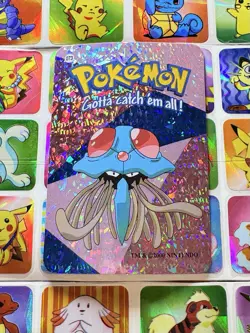 Pokemon 151 Vintage Pocket Monsters Vending HOLO Prism Sticker 2000 Nintendo - Image 2
