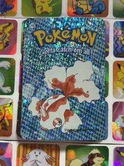 Pokemon 151 Vintage Pocket Monsters Vending HOLO Prism Sticker 2000 Nintendo - Image 2