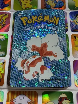 Pokemon 151 Vintage Pocket Monsters Vending HOLO Prism Sticker 2000 Nintendo - Image 3