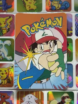 Pokemon 151 Vintage Pocket Monsters Vending HOLO Prism Sticker 2000 Nintendo - Image 5