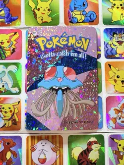 Pokemon 151 Vintage Pocket Monsters Vending HOLO Prism Sticker 00 Nintendo - Image 3
