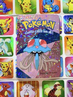Pokemon 151 Vintage Pocket Monsters Vending HOLO Prism Sticker 00 Nintendo - Image 5