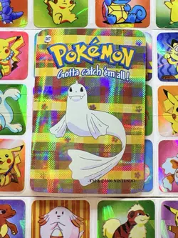 Pokemon 151 Vintage Pocket Monsters Vending HOLO Prism Sticker 2000 Nintendo - Image 2