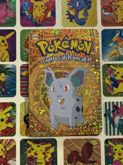 Pokemon 151 Vintage Pocket Monsters Vending HOLO Prism Sticker 2000 Nintendo - Image 3