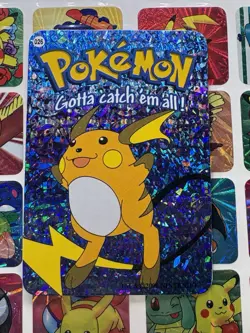 Pokemon Vintage Pocket Monsters Vending HOLO Prism Sticker 1999 Bandai Nintendo - Image 1