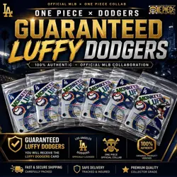 One Piece Dodgers Luffy Card Anime MLB Promo Rare Collectible - Image 2
