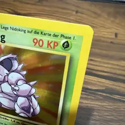 Nidoking 1st Edition Base Set GERMAN Holo Rare 11/102 Pokemon Card - Image 3